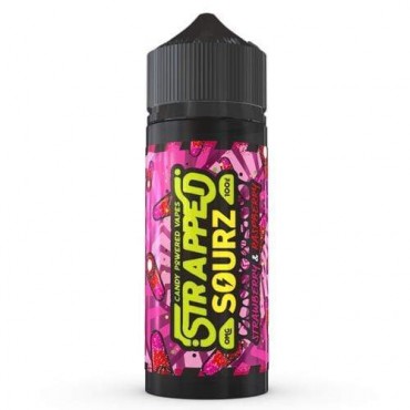 Strapped Sourz Strawberry & Raspberry E-Liquid-100ml