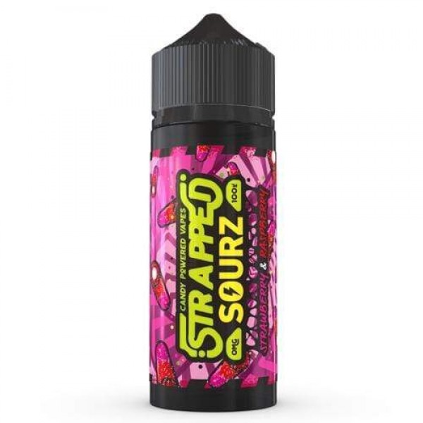 Strapped Sourz Strawberry & Raspberry E-Liquid-100ml