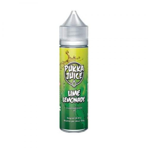 Lime Lemonade Shortfill 50ml E liquid by Pukka Juice