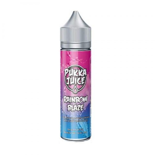 Rainbow Blaze Shortfill 50ml E liquid by Pukka Juice