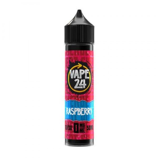 Raspberry 50ml E-Liquid By Vape 24 | BUY 2 GET 1 FREE