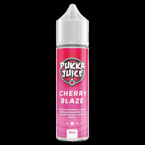 Cherry Blaze Shortfill 50ml E liquid by Pukka Juice