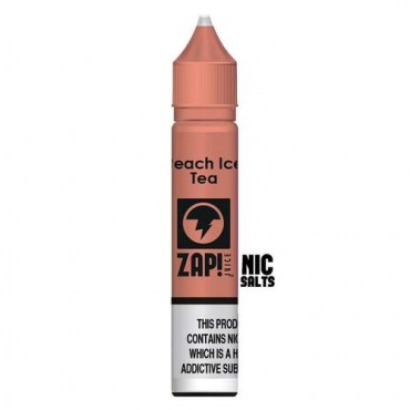 Peach ice tea 10ml Nicsalt Eliquid by Zap Juice