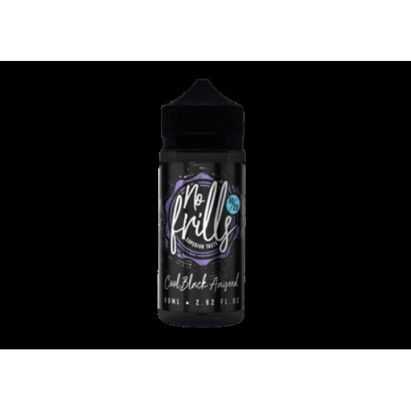 Cool Black Aniseed 100ml E-Liquid By No Frills