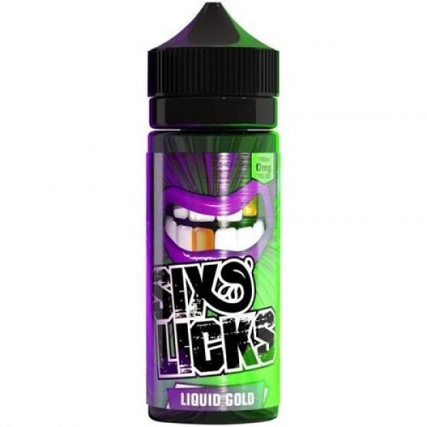 Liquid Gold 100ml E-Liquid By Six Licks