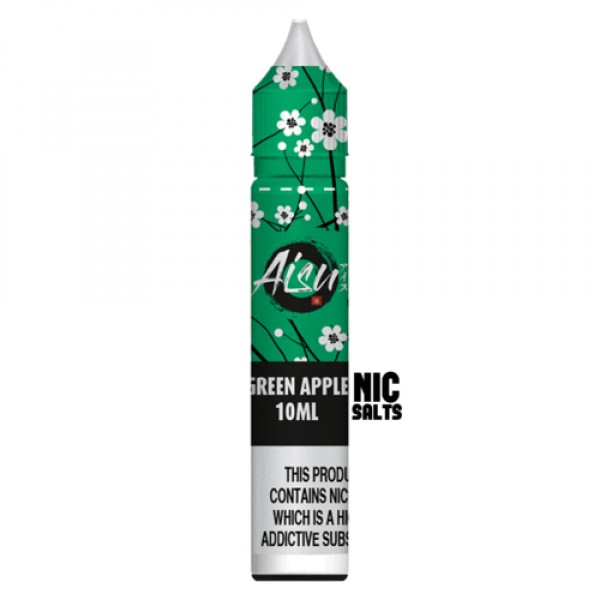 Green Apple 10ml Nicsalt Eliquid by Aisu