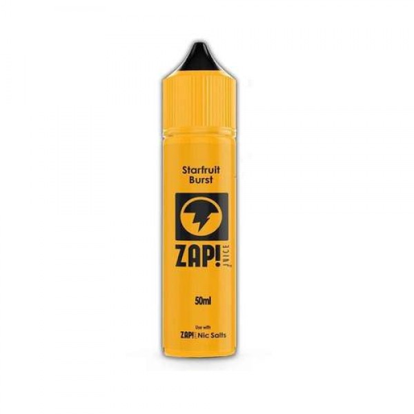 Starfruit Burst Shortfill 50ml E liquid by Zap juice