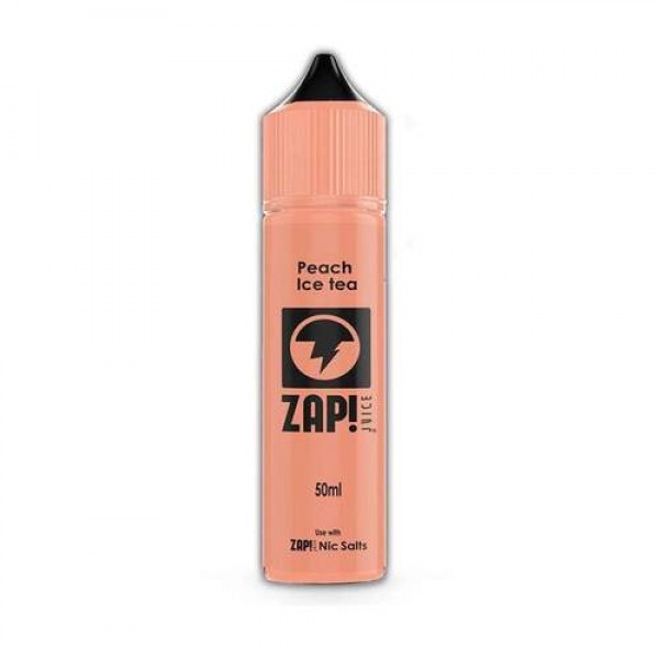 Peach Ice Tea Shortfill 50ml E liquid by Zap juice