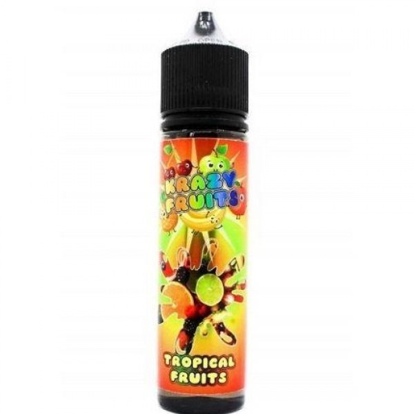 Tropical Fruits 50ml E-Liquid By Krazy Fruits