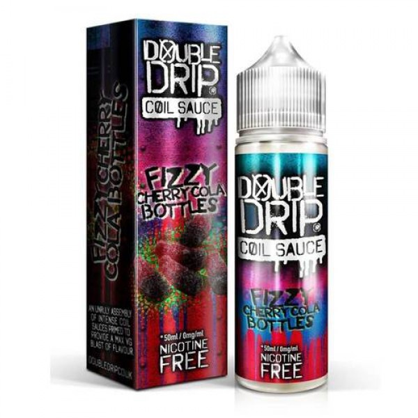 Fizzy Cherry Cola Bottles Shortfill 50ml E liquid by Double Drip