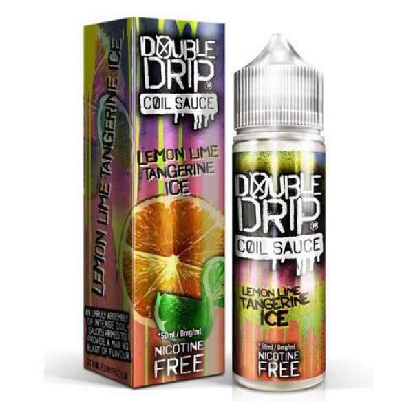 Lemon Lime Tangerine Ice Shortfill 50ml E liquid by Double Drip