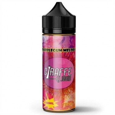 Bubblegum Melody 100ml E-Liquid By Giraffe