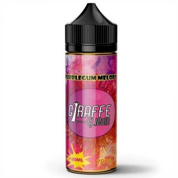 Bubblegum Melody 100ml E-Liquid By Giraffe