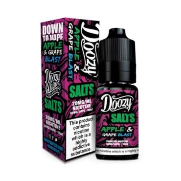 Apple & Grape Blast 10ml Nicsalt Eliquid by Doozy