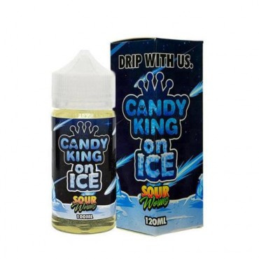 Sour Worms On Ice 100ml E-Liquid By Candy King