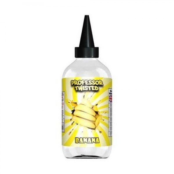 Banana 200ml Shortfill E Liquid By Professor Twisted