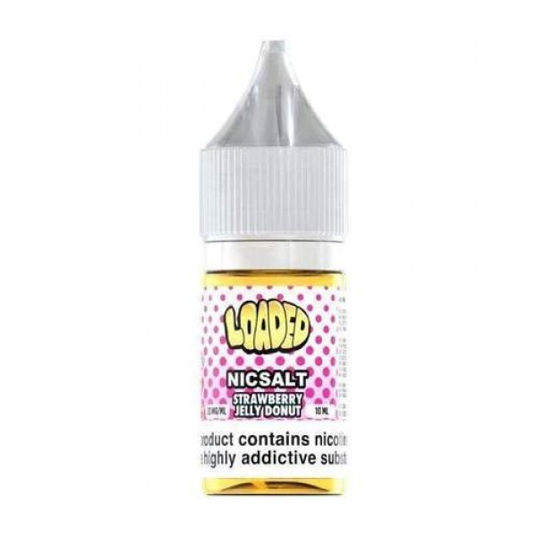 Strawberry Jelly Donut 10ml Nicsalt Eliquid by Loaded