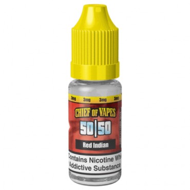 Box of 10 Red Indian 10ml E-Liquid By Chief of Vapes