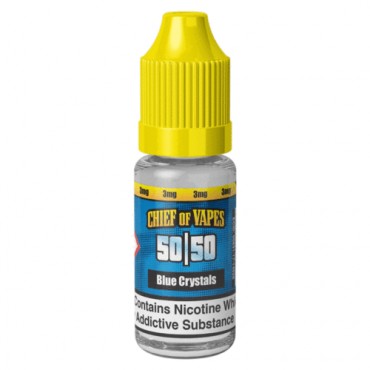 Box of 10 Blue Crystals 10ml E-Liquid By Chief of Vapes