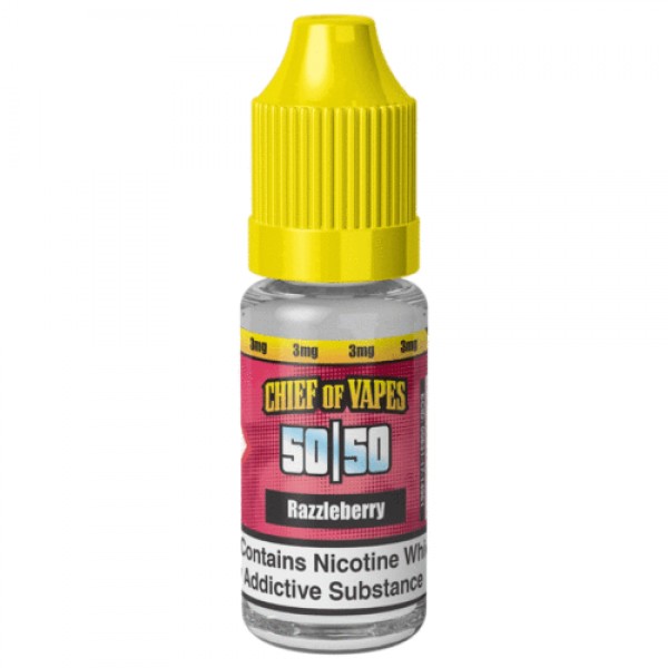 Box of 10 Razzleberry 10ml E-Liquid By Chief of Vapes