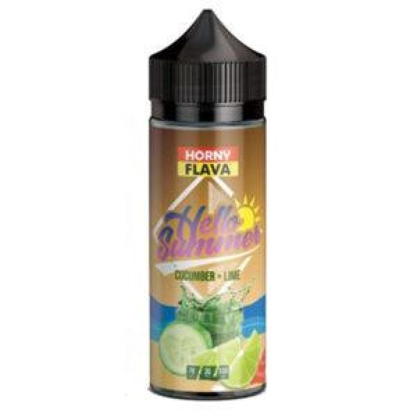 Hello Summer Cucumber & Lime E-Liquid by Horny Flava The Summer Edition 100ml