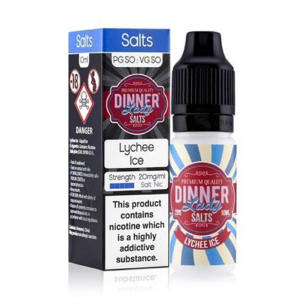 Lychee Ice 10ml Nicsalt Eliquid by Dinner Lady