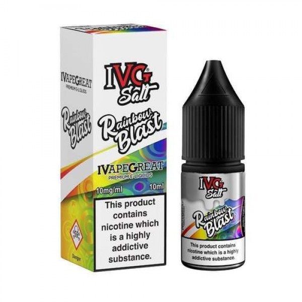 Rainbow Blast 10ml Nicsalt Eliquid by IVG