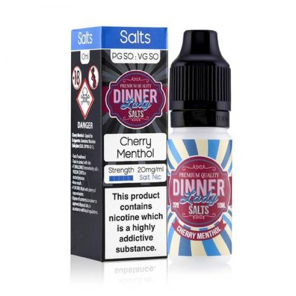 Cherry Menthol 10ml Nicsalt Eliquid by Dinner Lady