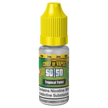 Box of 10 Tropical Twist 10ml E-Liquid By Chief of Vapes