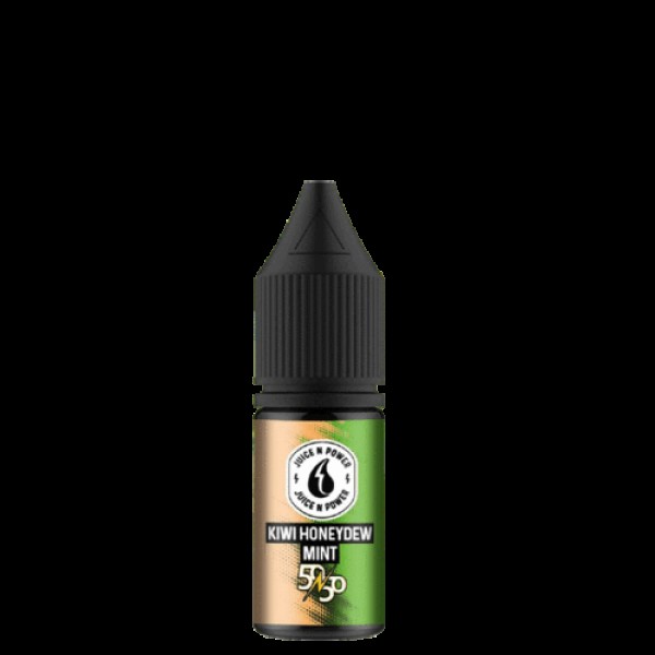 Box of 10 Kiwi Honeydew Mint 10ml E-Liquid By Juice N' Power