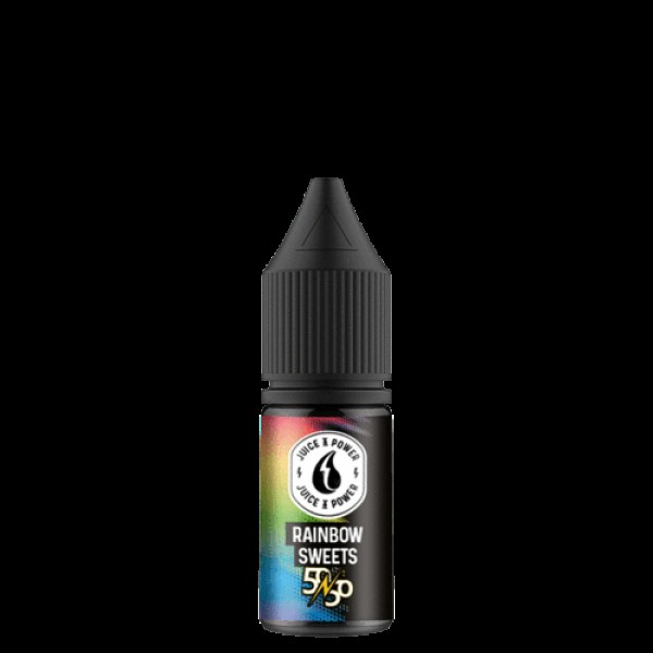 Box of 10 Rainbow Sweets 10ml E-Liquid By Juice N' Power