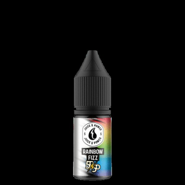 Box of 10 Rainbow Fizz 10ml E-Liquid By Juice N' Power