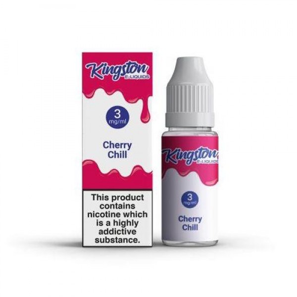 Box of 10 Cherry Chill 10ml E-Liquid By Kingston