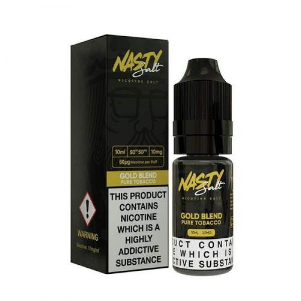 Gold Blend 10ml Nicsalt Eliquid by Nasty Salt