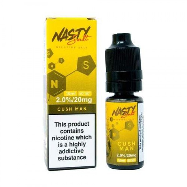 Cush Man 10ml Nicsalt Eliquid by Nasty Salt