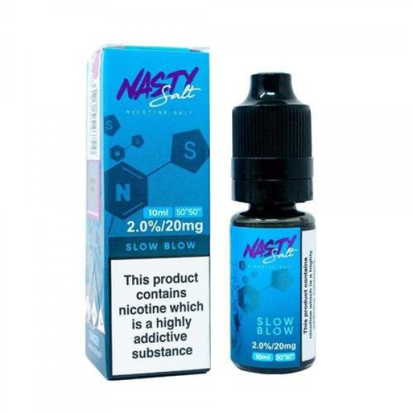 Slow Blow 10ml Nicsalt Eliquid by Nasty Salt