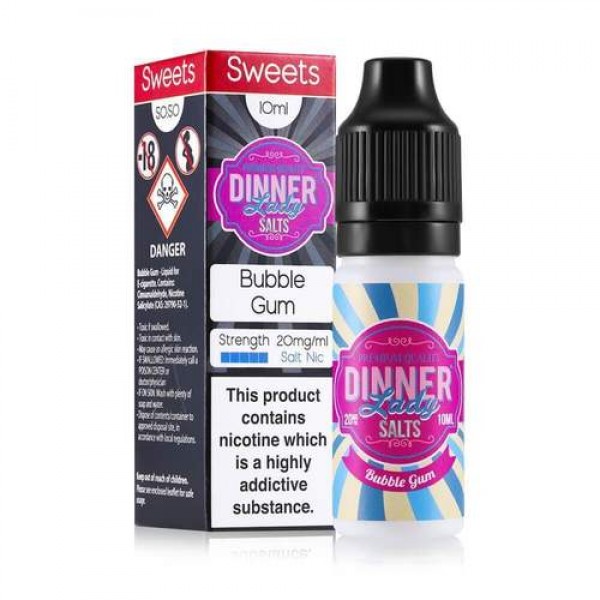 Bubblegum 10ml Nicsalt Eliquid by Dinner Lady