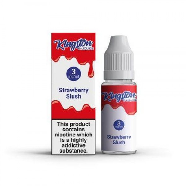 Box of 10 Strawberry Slush 10ml E-Liquid By Kingston