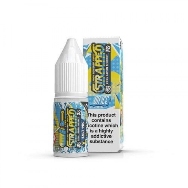 Cool Lemon Sherbet ICE 10ml Nicsalt Eliquid by Strapped Salts