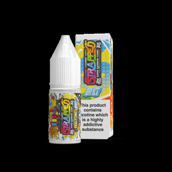 Super Rainbow Candy ICE 10ml Nicsalt Eliquid by Strapped Salts