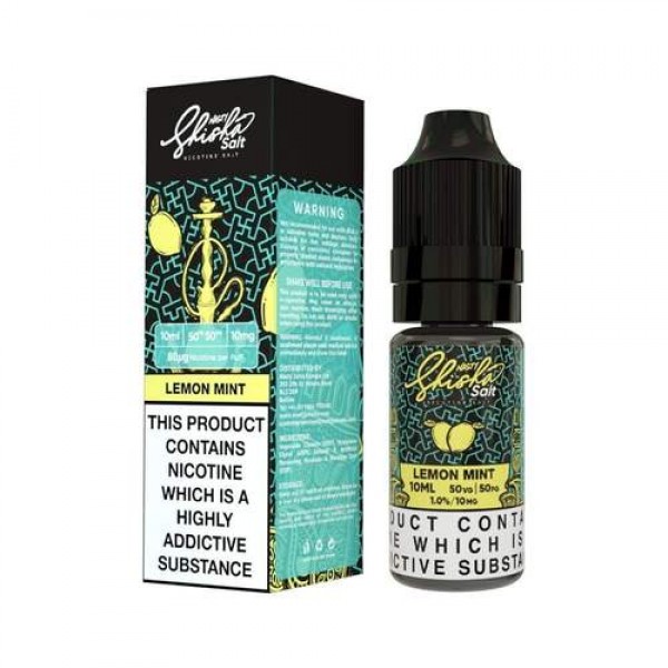 Lemon Mint 10ml Nicsalt Eliquid by Nasty Shisha Salts