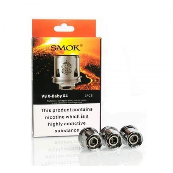 Smok V8 X Baby X4 Coils Pack of 3 0.13 Ohm