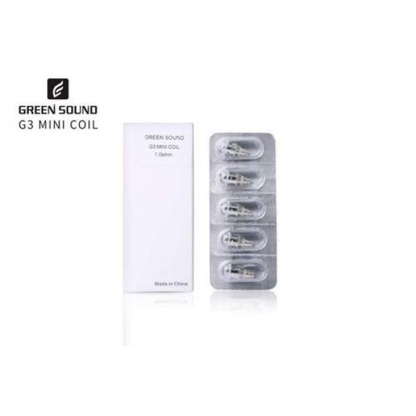 Green Sound GS G3 Mini Replacement Coils 1.0ohm (5Pcs)