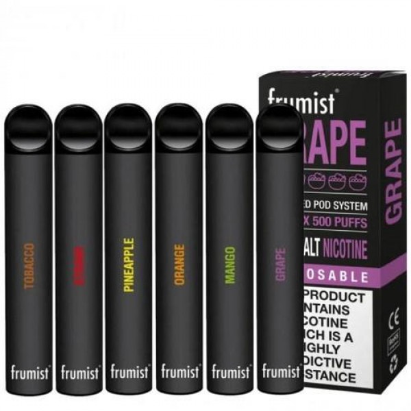 Frumist Disposable Vape Device 500 Puffs| 400mAh | 20mg