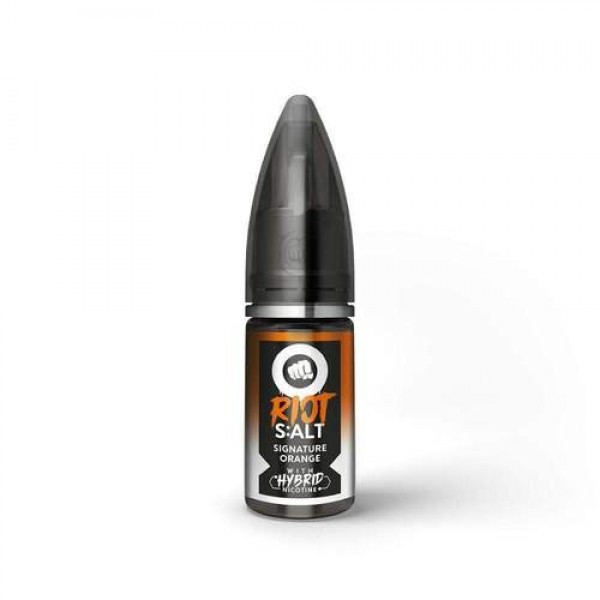 Signature Orange 10ml Nicsalt Eliquid by Riot Squad