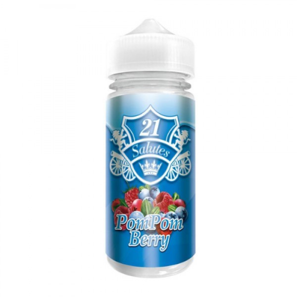 Pom Pom Berry 100ml Shortfill by 21 Salutes