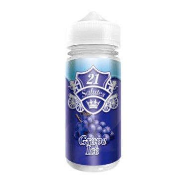 Grape Ice 100ml Shortfill by 21 Salutes