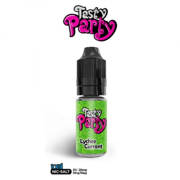 Lychee Currant Nic Salt E Liquid by Tasty Party 10ml