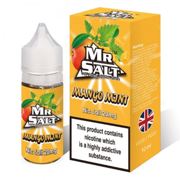 Mango Mint Nic Salt E Liquid by Mr Salt 10ml