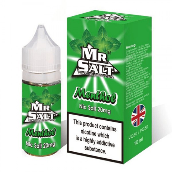 Menthol Nic Salt E Liquid by Mr Salt 10ml